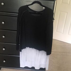 Cute color shift blouse